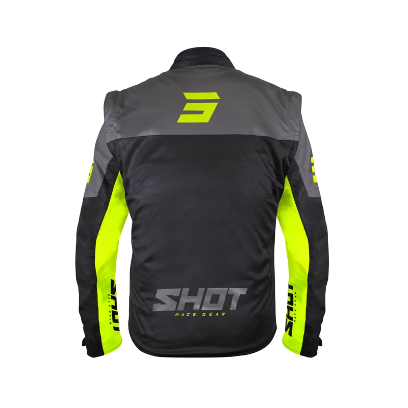 Softshelljacke Shot Softshell Lite schwarz-fluo gelb