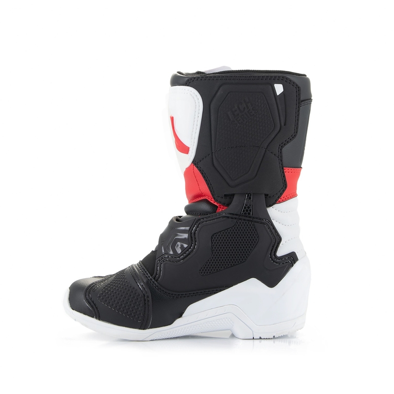 Alpinestars Tech 3S Kids 2024 Schwarz, Weiß und Rot Motorradstiefel für Kinder