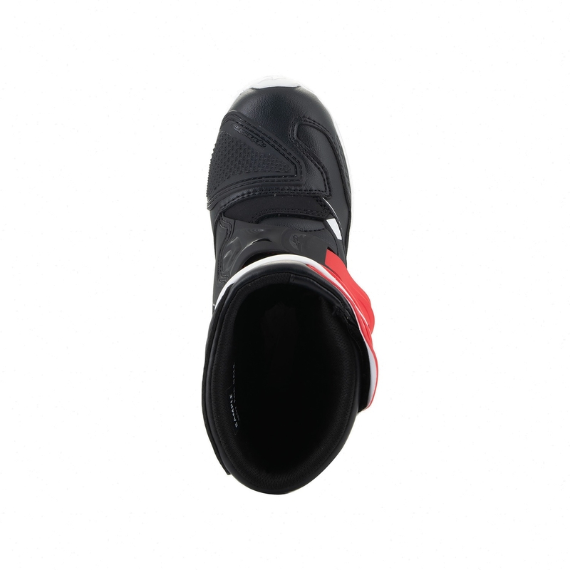 Alpinestars Tech 3S Kids 2024 Schwarz, Weiß und Rot Motorradstiefel für Kinder