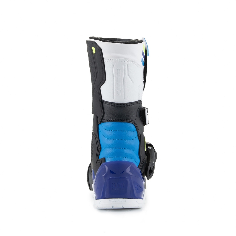 Alpinestars Tech 3S Kinder Motorradstiefel Weiß-Schwarz-Blau