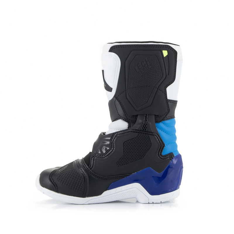 Alpinestars Tech 3S Kinder Motorradstiefel Weiß-Schwarz-Blau