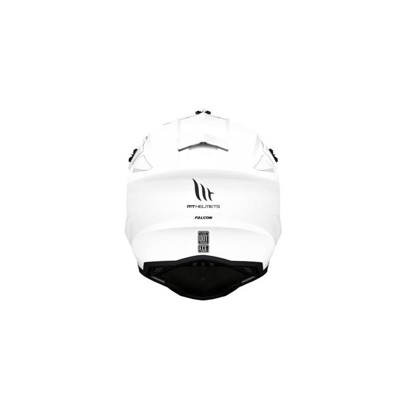 MT Falcon Motocross Helm weiß