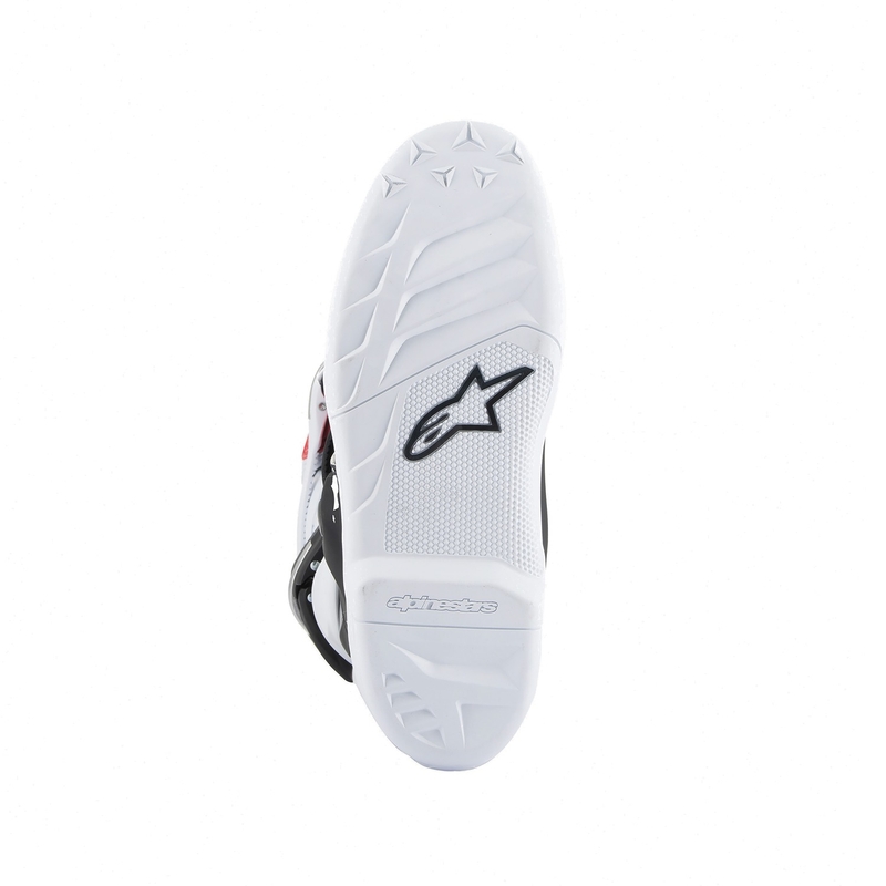 Alpinestars Tech 7 S Kinder Motocross Stiefel Weiß-Schwarz-Rot-Blau-Lila