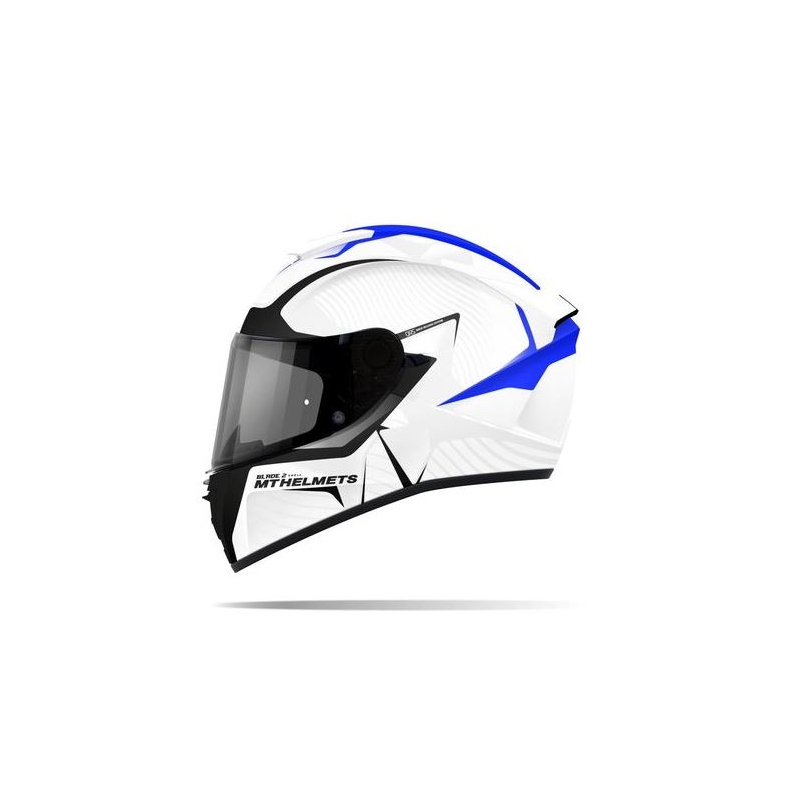 MT Blade 2 SV Blaster Integral Motorradhelm weiß und blau