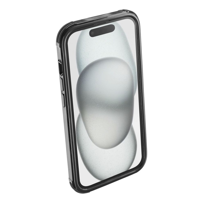 Schutzhülle Interphone QUIKLOX Tetraforce - Apple iPhone 15 Pro Max schwarz