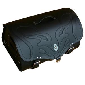 RSA K22 Black Demon schwarz 42 l Leder Motorradtasche