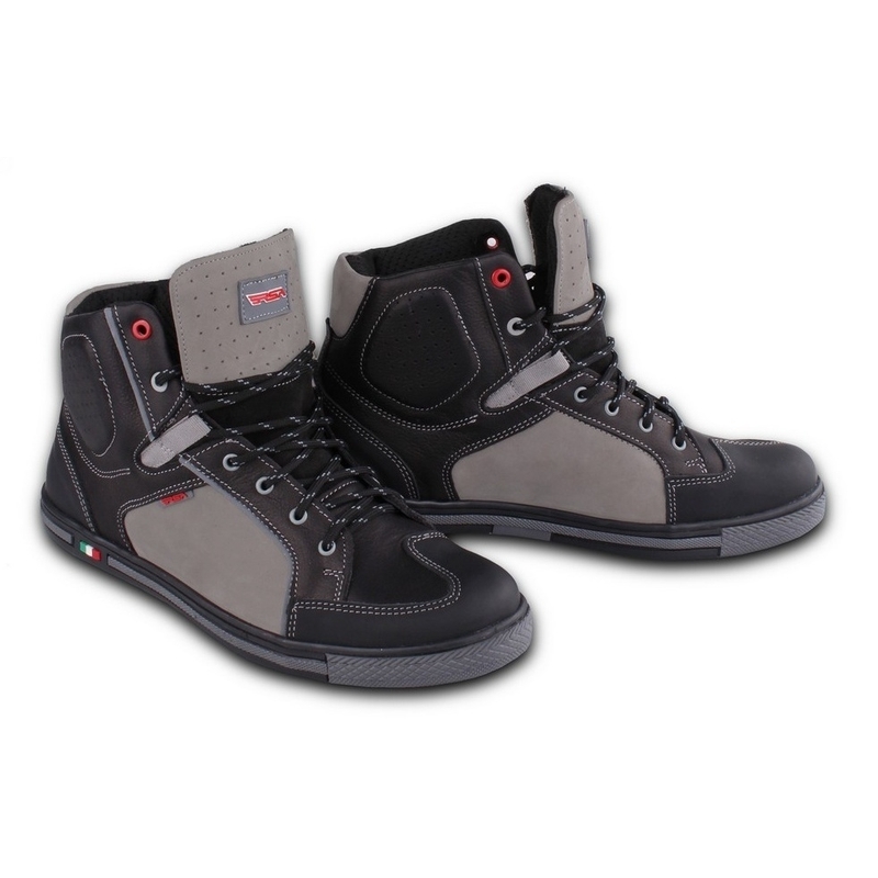 SET: Motorradstiefel RSA TRA + Imprägnierung + Funktionssocken RSA Classic