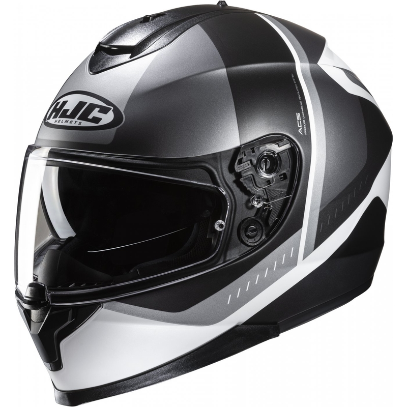 Integral Motorradhelm HJC C70N Alia MC5SF schwarz-grau-weiß
