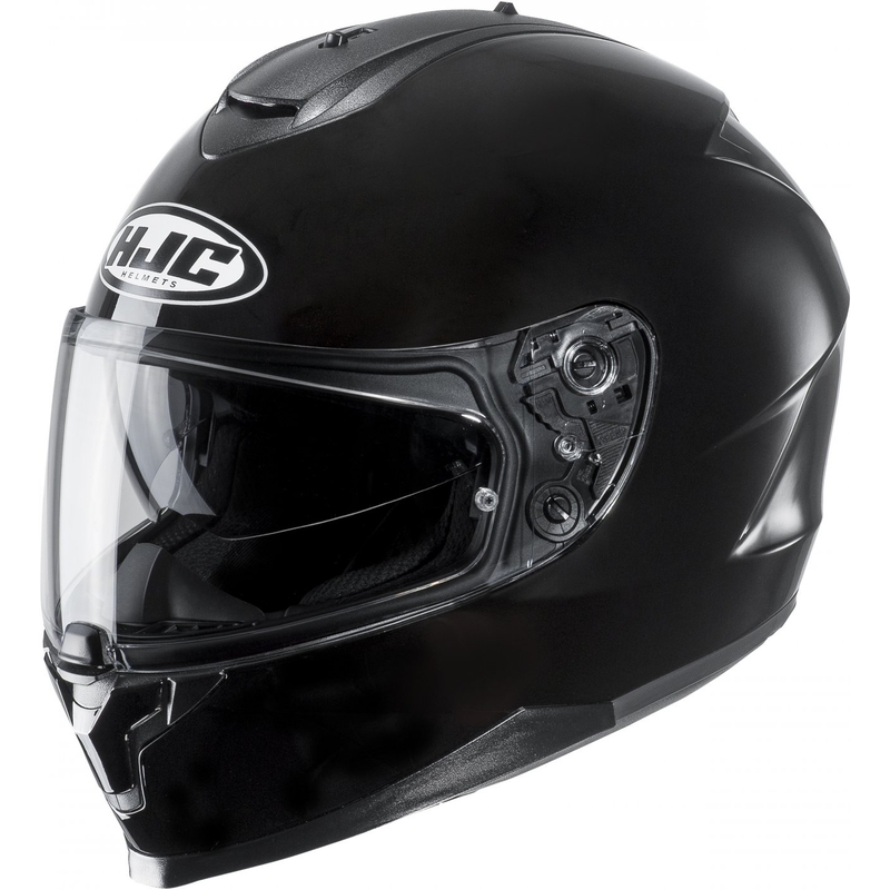HJC C70N Solid metallic schwarz Integral Motorradhelm
