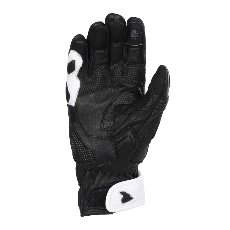 Damen Motorradhandschuhe Street Racer STR schwarz-fluo gelb - II. Qualität