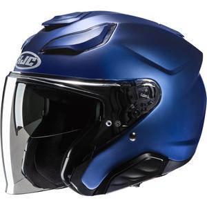 HJC F31 Solid Metallic Blau Open Motorradhelm