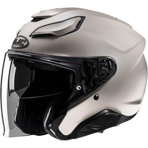 Offener Motorradhelm HJC F31 sand