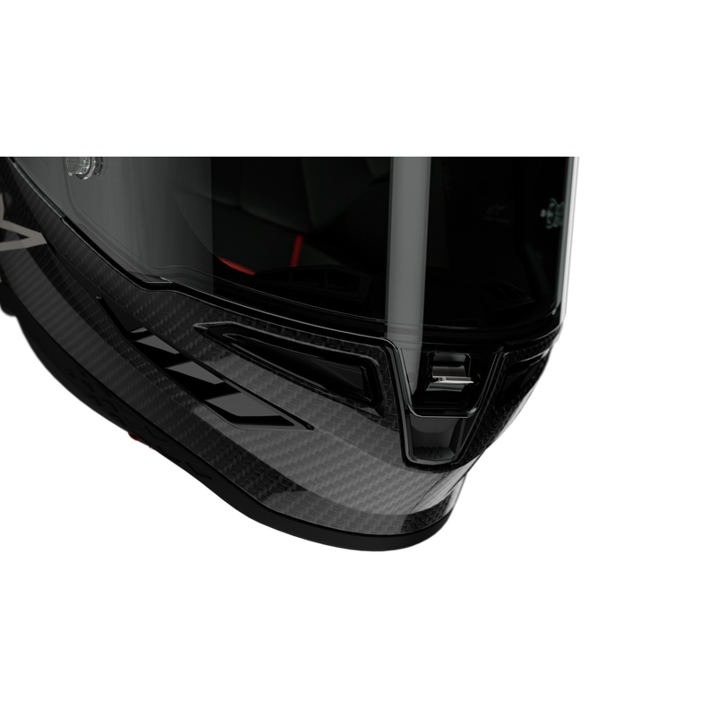 Integralhelm Motorrad Alpinestars Supertech R-10 Solid Carbonschwarz