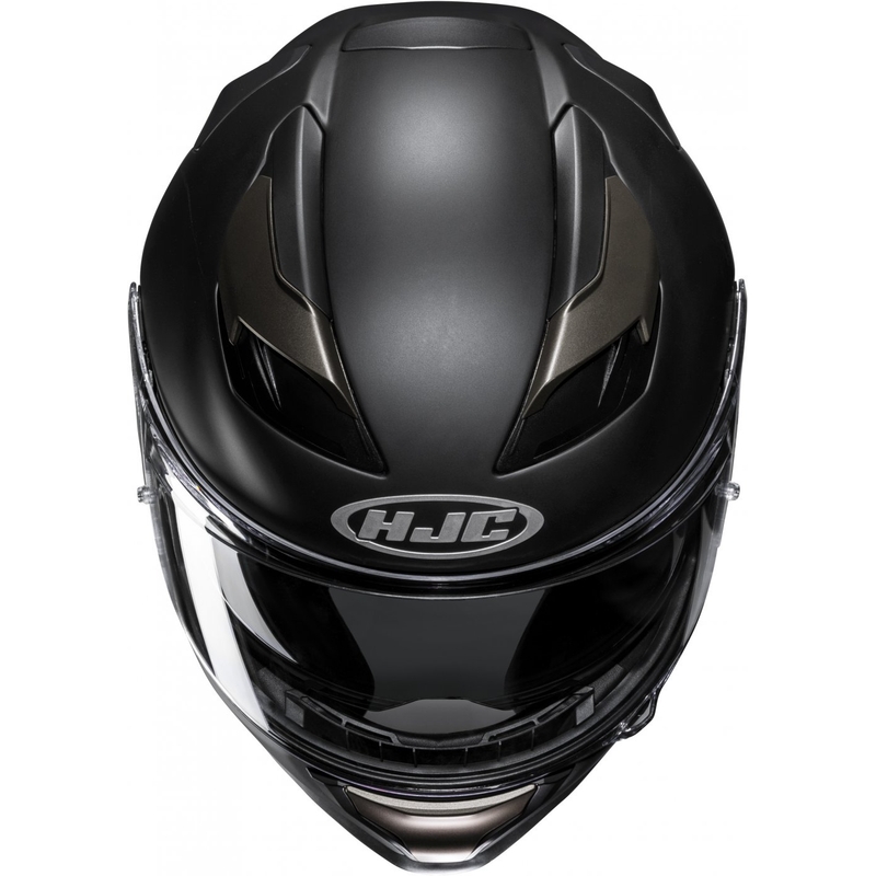 Integraler Motorradhelm HJC F71 Massives Titan