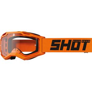 Kinder-Motocross-Brille Shot Rocket Kid 2.0 orange (klares Plexiglas)