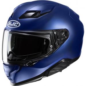 Integrierter Motorradhelm HJC F71 Solid metallic blau