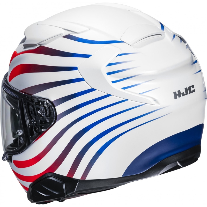 Integrierter Motorradhelm HJC F71 Zen MC21SF weiß-regenbogen