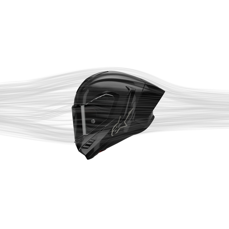Alpinestars Supertech R-10 Element Carbon Integralhelm Motorrad silber-schwarz