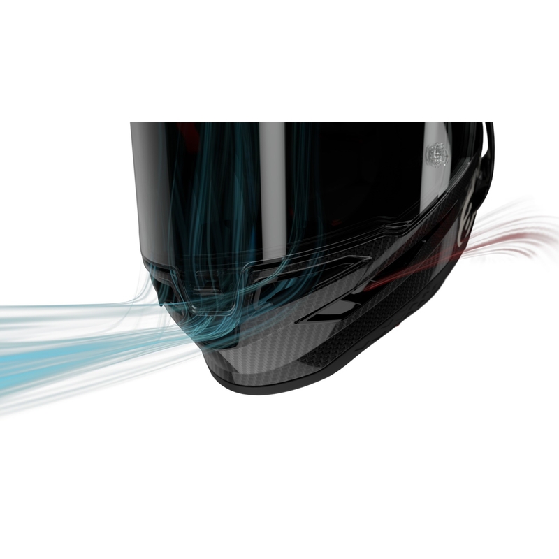 Alpinestars Supertech R-10 Element Carbon Integralhelm Motorrad silber-schwarz