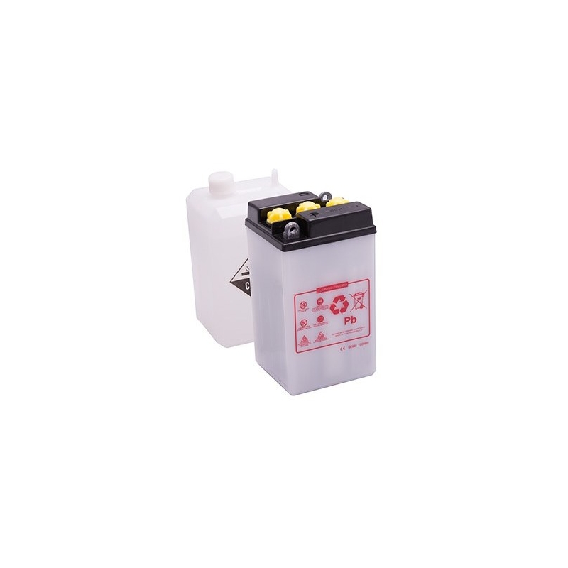Konventionelle Motorradbatterie Moretti B49-6, 6V 10Ah