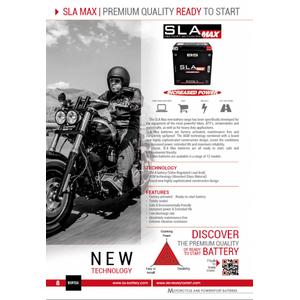 Werkaktivierte Motorradbatterie BS-BATTERY BTX14AHL (FA) (YTX14AHL (FA)) SLA MAX