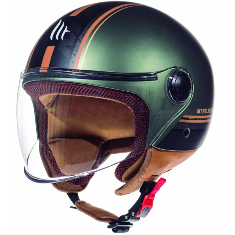 Motorradhelm Open MT Street Entire Green Matte Ausverkauf