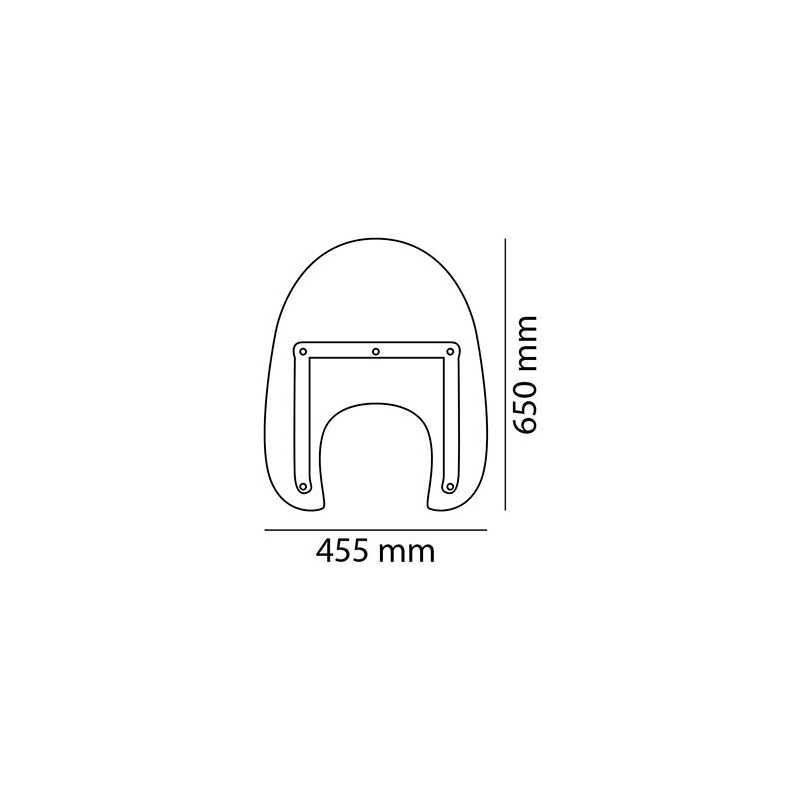 Windschirm PUIG AMERICA I transparent für KAWASAKI VN 1600 Classic 2003-2008
