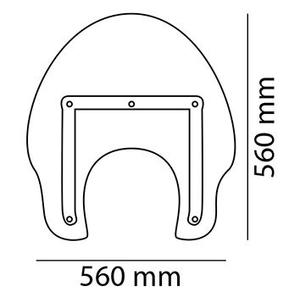 Windschirm PUIG AMERICA II transparent
