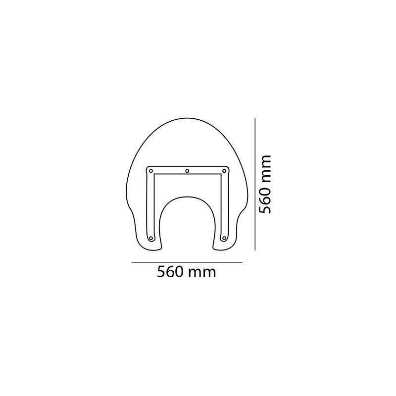 Windschirm PUIG AMERICA II transparent