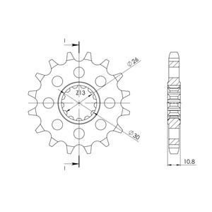 Ritzel SUPERSPROX CST-579:17 17T, 530