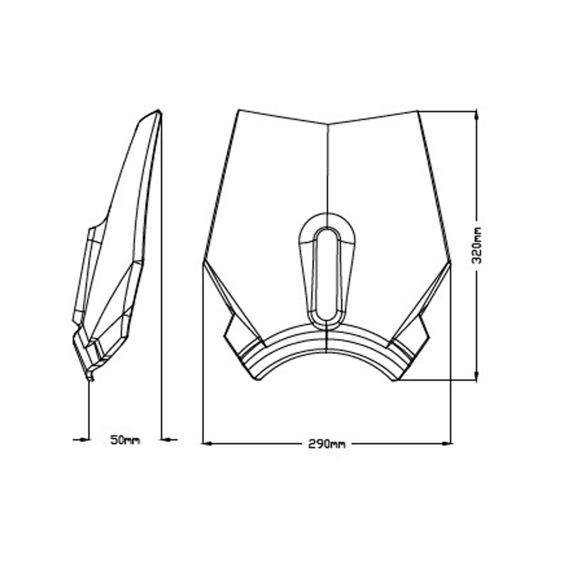 Windschirm PUIG NEW. GEN SPORT transparent