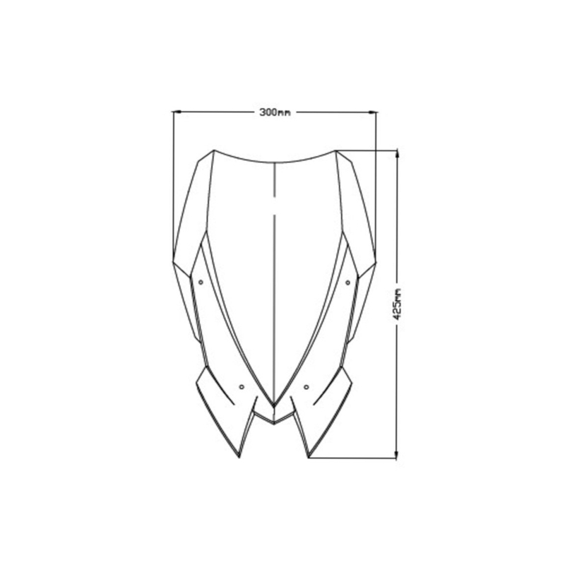 Windschirm PUIG NEW. GEN TOURING transparent