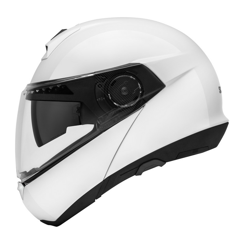 Schuberth C4 weiß tip-up Motorradhelm Ausverkauf