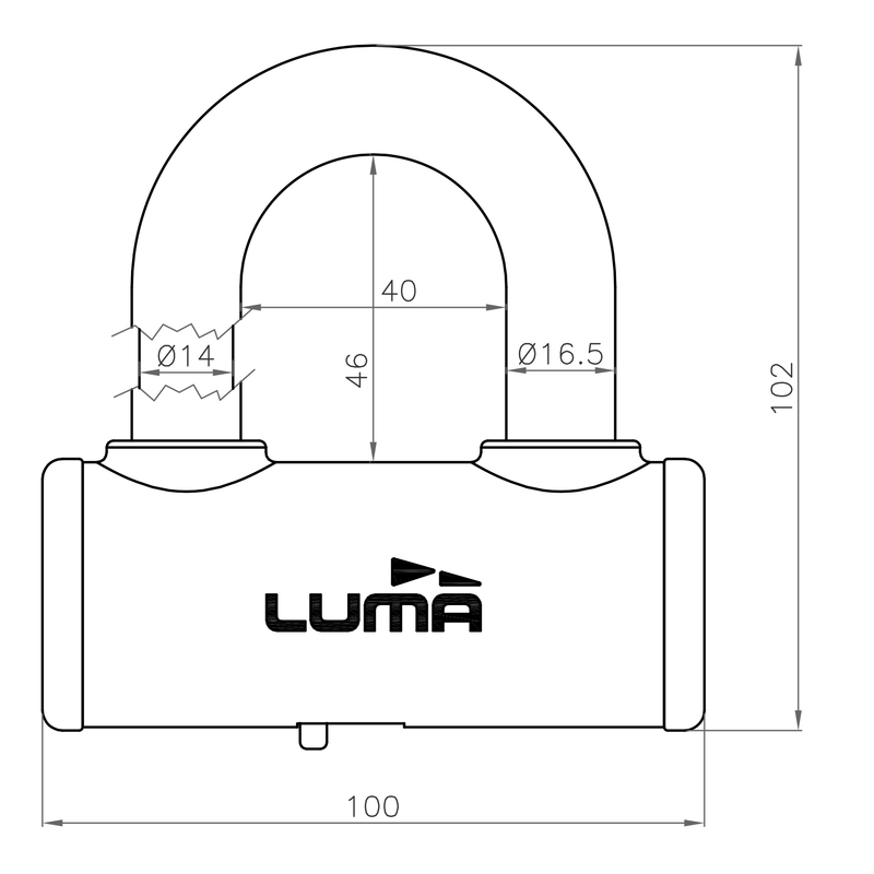 Lock LUMA ESCUDO PROCOMBI weiß