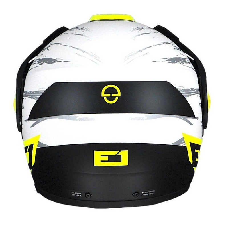 Schuberth E1 fluo gelb Enduro Kipphelm Ausverkauf