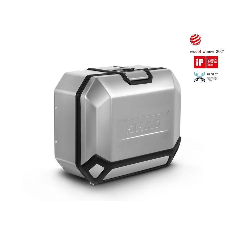 Complete set of 36L / 47L SHAD TERRA aluminum side cases, including mounting kit SHAD R 1200 GS/ R 1200 GS Adventure/ R 1250 GS/ R 1250 GS Adventure