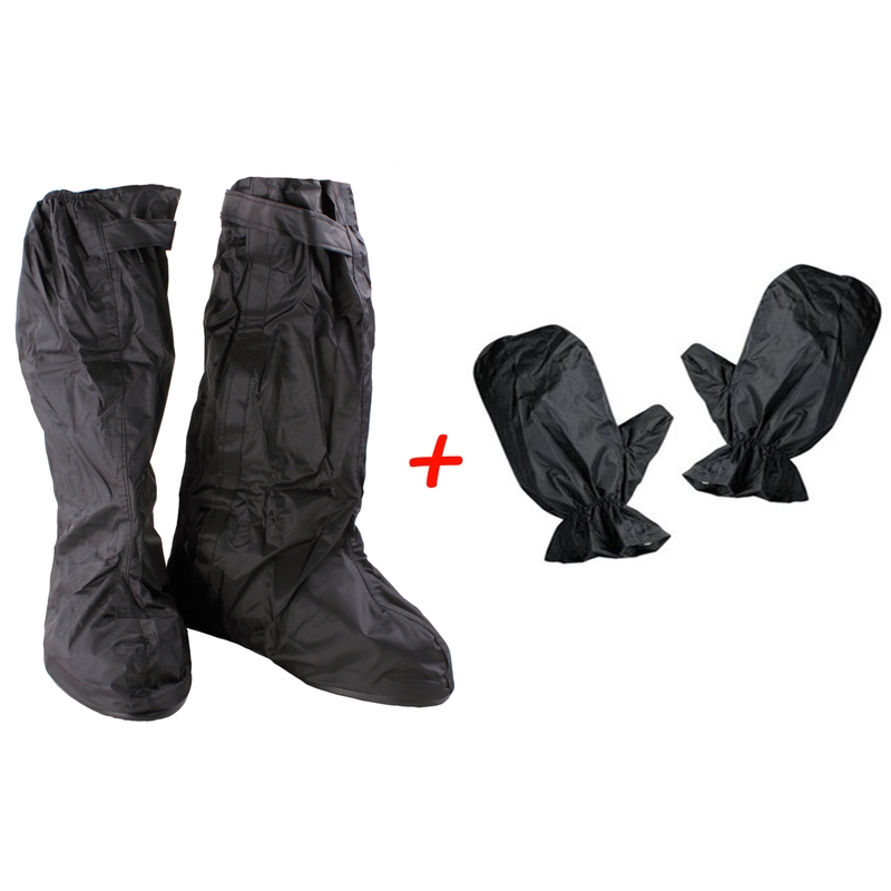 SET: Wasserdichte Schuhüberzüge und Handschuhe Ausverkauf