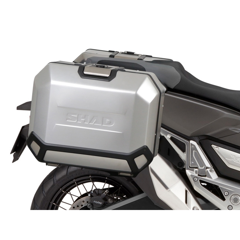 Complete set of 47L / 47L SHAD TERRA aluminum side cases, including mounting kit SHAD HONDA X-ADV 750