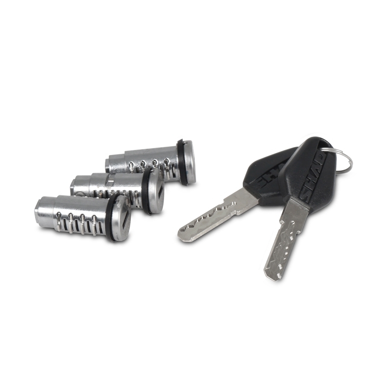 Complete set of aluminum cases SHAD TERRA, 48L topcase + 47L / 47L side cases, including mounting kit and plate SHAD HONDA X-ADV 750