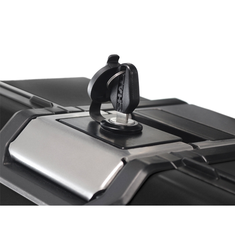 Complete set of black aluminum cases SHAD TERRA, 37L topcase + 36L / 47L side cases, including mounting kit and plate SHAD KTM Super Adventure 1290 (R, S)