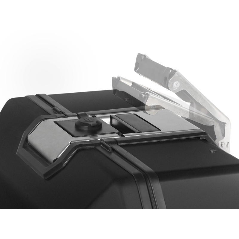 Complete set of black aluminum cases SHAD TERRA, 37L topcase + 36L / 47L side cases, including mounting kit and plate SHAD KTM Super Adventure 1290 (R, S)