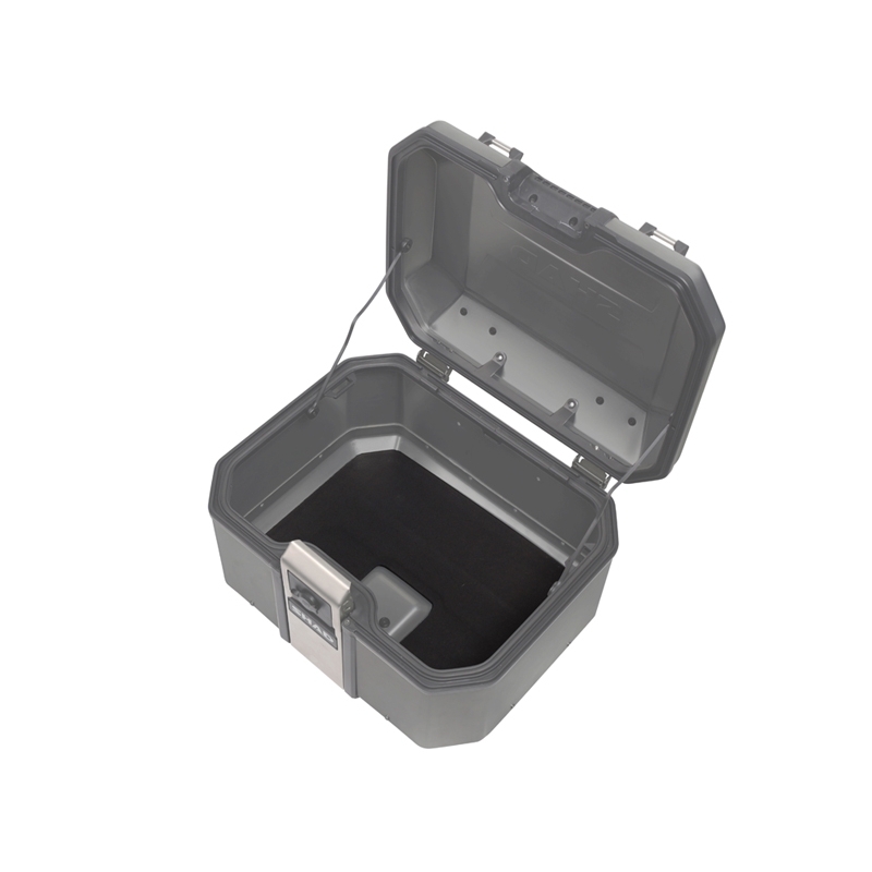 Complete set of black aluminum cases SHAD TERRA, 37L topcase + 36L / 47L side cases, including mounting kit and plate SHAD KTM Super Adventure 1290 (R, S)