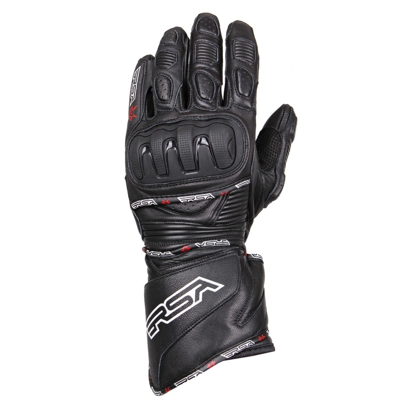 Motorradhandschuhe RSA Gappa schwarz Ausverkauf