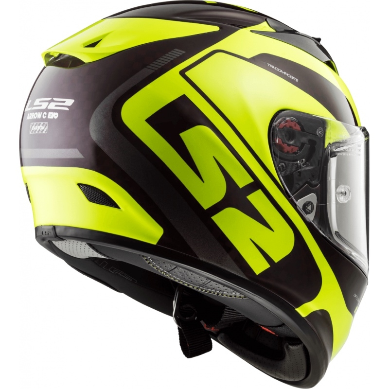 Moto Helm LS2 FF323 Arrow C EVO Sting fluo gelb Ausverkauf