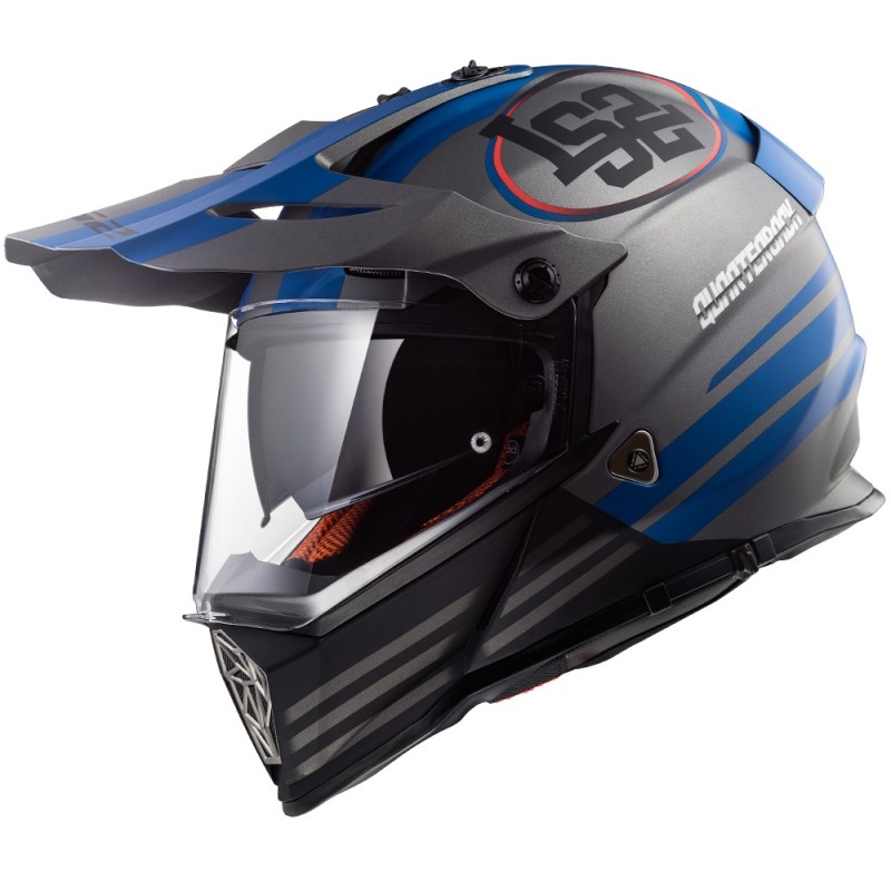 Enduro-Helm LS2 MX436 Pionier Quarterback
