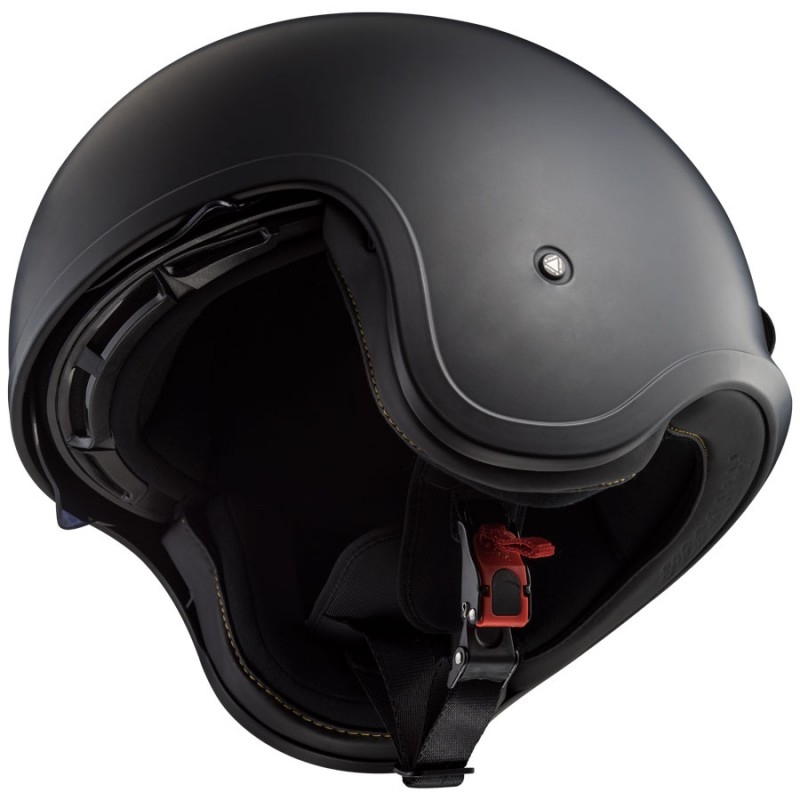Motorradhelm offen LS2 OF599 Spitfire schwarz matt