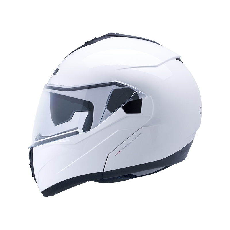CMS SUV GT Einfacher weißer Motorradhelm