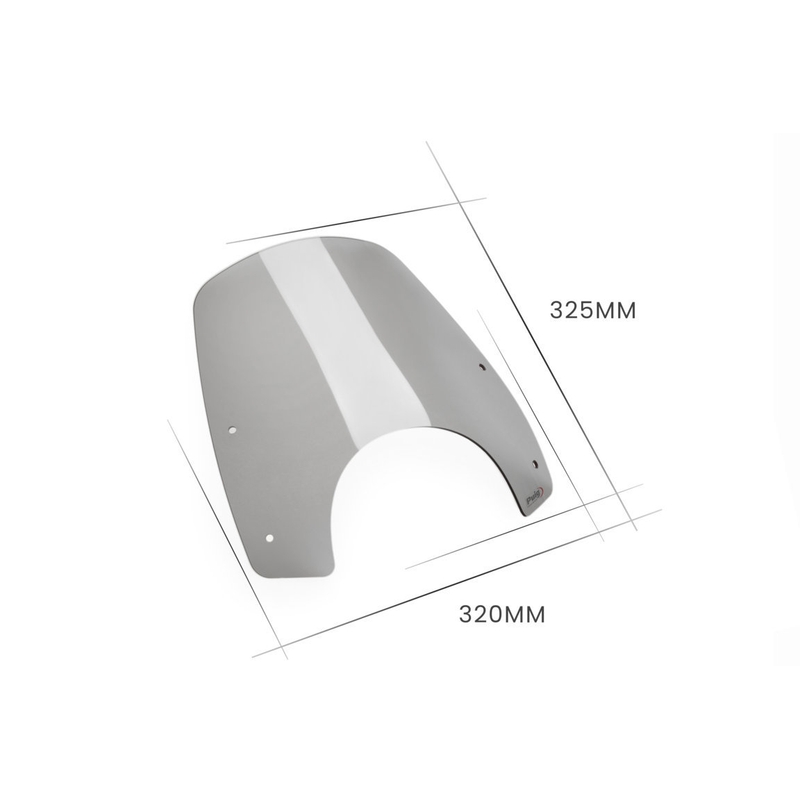 Windshield New Generation Sport PUIG schwarz für HONDA CMX 1100 Rebel 2021-2024