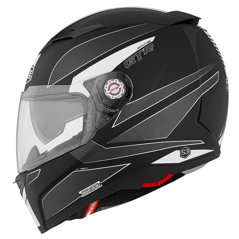 Motorradhelm CMS GTR Spitfire weiß