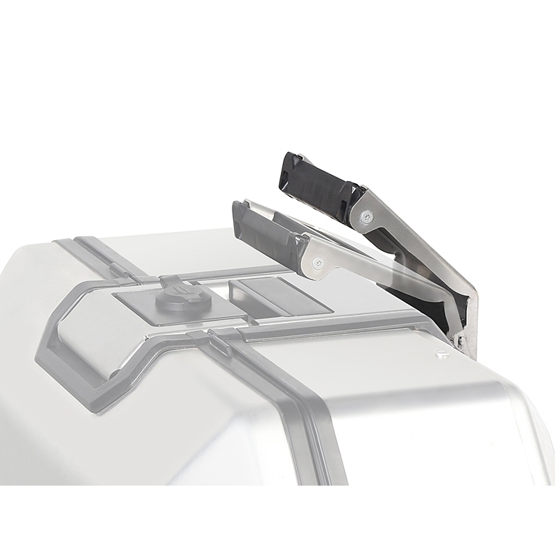 Complete set of aluminum cases SHAD TERRA, 55L topcase + 36L / 47L side cases, including mounting kit and plate SHAD Ducati Multistrada 1200 V4